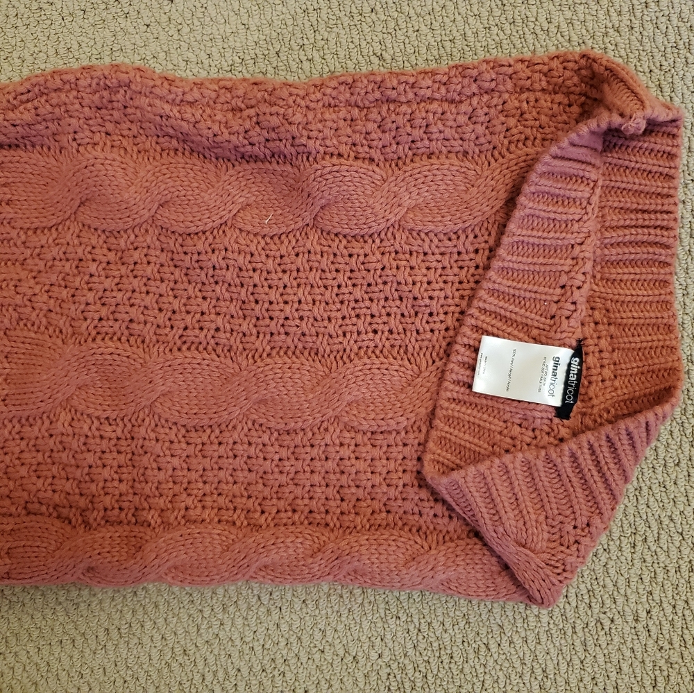 Rose cowl neck scarf